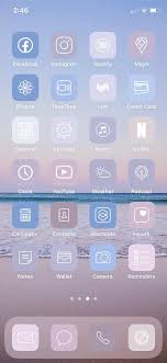 Beach Pastel 48 App Pack Aesthetic Iphone Ios14 App Icons In 2021 App Icon App Pastel Aesthetic