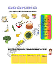 Act as an acidity regulator in many foods. English Worksheets Cooking