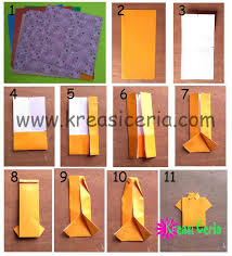 Cara Mudah Membuat Origami Baju Kemeja
