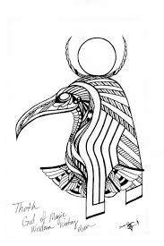 Thoth Print Egyptian God Mythology Wisdom Magic Writing Etsy Egypt Tattoo Egyptian Drawings Ancient Egypt Art