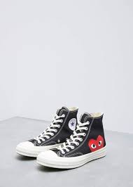 Black And White Striped Converse High Tops Comme Des Garcons High Top Women S Converse Chuck Taylor Chuck Taylor Shoes Chuck Taylors Converse Chuck Taylor