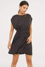 Short Dress Black Glittery Ladies H M Us Kisa Elbiseler The Dress Elbise Modelleri