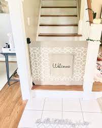 Stair Barrier Pet Child Safety Gates For Stairs Made In The Usa The Stair Barrier Baby Gate For Stairs Best Baby Gates Stairs