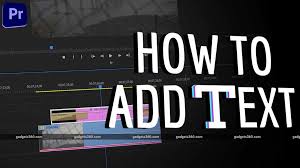 Описание adobe premiere pro cc 2020 14.0.1.71 Adobe Premiere Pro How To Add Text To Videos And Stylise Text Easily Ndtv Gadgets 360