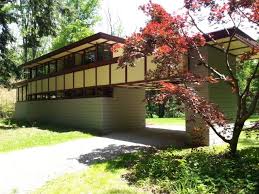 Floor Plan The Louis Penfield House Willoughby Hills Ohio 1953 Frank Lloyd Wright Architect Usonian Style Frank Lloyd Wright Usonian Usonian