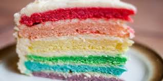 Kue bolu rainbow siap disajikan. Resep Rainbow Cake Kukus Rumahan Palapa News