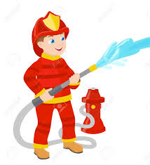 Dia del bombero imágenes y fotos para facebook, whatsapp, twitter y pinterest. Ilustracion Vectorial De Dibujos Animados Joven Bombero Ilustraciones Vectoriales Clip Art Vectorizado Libre De Derechos Image 61708494