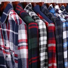 Size Chart 2015 New Spring Brand Mens Casual Plaid Shirts