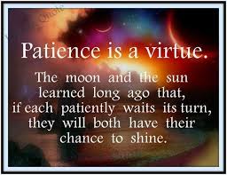 Patience Is A Virtue Something My Grandmother Taught Me Years Ago Patience Is A Virtue To Bad It Take So Long To Learn Patience Virtue Notable Quotes