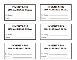 Maybe you would like to learn more about one of these? 35 Ide Contoh Stiker Untuk Inventaris Barang Kantor Sticker Fans