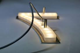 Edelstahl Hausnummer 7 Mit Led Hinterleuchtet Hausnummer Beleuchtet Hausnummern Led