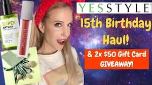 Grab this bargain offer before it expires. Yesstyle Haul Giveaway Plus Life Update Youtube