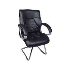 Century Black Visitor With Fix Frame Vj Interior Office Furniture Online Office Furniture Modern Office Furniture
