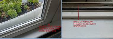 Weeping tile is a porous plastic drain pipe installed around the perimeter of the house. Should Water Reach Inside My Window Sash Before Draining Out Home Improvement Stack Exchange