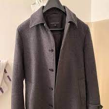 Banana republic camel tan beige distressed bomber 100% leather jacket us size xl. Banana Republic Jackets Coats Banana Republic Mens Grey Car Coat Overcoat Poshmark