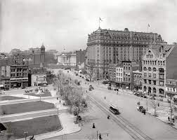 D C Circa 1920 Pennsylvania Avenue West From The Old Post Office Image Source Www Shorpy Com Old Washington Willard Hotel Washington Dc