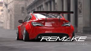 Body kits from other manufacturers soon to follow. Evasive Motorsports Remake Wide Body Kit Hyundai Genesis Coupe 13