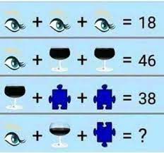 Eye Glass Jigsaw Piece Puzzle Can You Solve The 4th Equation Of This Math Puzzle Mathpuzzle Math Puz Maths Puzzles Math Puzzles Brain Teasers Logic Math