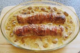 Lende Im Speckmantel Mit Champignons Von Monika M Chefkoch Rezept Lende Im Speckmantel Schweinelende Rezepte Speckmantel