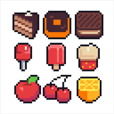 Pixel art facile nourriture : Pixel Art Nourriture