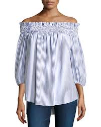 Lou Off The Shoulder Striped Top