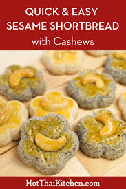 Singapore Cookies Sesame Cookies W Cashews Recipe Video Recipe Sesame Cookies Recipes Cashew Recipes