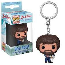 10 popular funko pop keychains bob ross the joy of painting bob