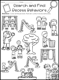 Behavior Activities For Classroom Management And Procedures For Back To Kindergarten Worksheets Kindergarten Classroom Rules Kindergarten Math Worksheets Free
