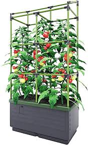 Tower garden aeroponic growing systemshow all. Amazon Com Bio Green City Jungle Hydroponic Gardening System Self Watering Planter With Trellis 17l Water Reservoir Hydroponic Tower Easy Diy Assembly Ideal For Flowers Herbs Vegetables Garden Outdoor