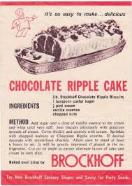 Top with the blueberries and remaining pecan mixture; Chocolate Ripple Cake Australian Food History Timeline