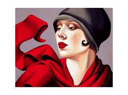 Autumn Zephyr Giclee Print By Catherine Abel At Art Com Art Deco Paintings Red Art Graphic Art