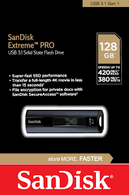 Sandisk clocks this usb 3.0 flash drive with an incredible (highest record flash drive speed. Usb Sandisk Extreme Pro 64gb 128gb 3 1 Flash Drive Memory Stick Cz800