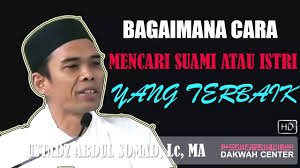 Ini adalah cara elegan untuk menjadi suami yang baik. Mencari Menjadi Suami Istri Yang Baik Menurut Ustad Abdul Somad Youtube