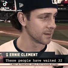 Toronto Blue Jays Ernie Clements Leg