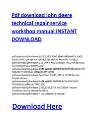 Wiring diagram for john deere gator refrence john deere wiring. Pdf Download John Deere Technical Repair Service Workshop Manual Instant Download By Robert Santiago Issuu