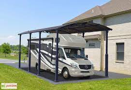 Carport Camping Car Aluminium Et Polycarbonate Alpine 8500 30 M Ports De Voiture Camping Car Carport Aluminium