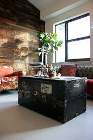 If you have a small space, make sure that the trunk coffee table isn't so large that you can't. 16 Old Trunks Turned Coffee Tables That Bring Extra Storage And Character