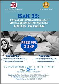 Maybe you would like to learn more about one of these? Isak 35 Penyajian Laporan Keuangan Entitas Berorientasi Nonlaba Untuk Yayasan Iai Jabar