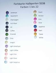 Color Chart Halfpearls