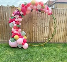 7.5ft Round Balloon Arch for Wedding Decorations Birthday Party Decor White  | eBay