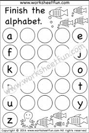 Letters Missing Letters Free Printable Worksheets