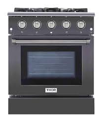 Frigidaire gallery 30'' double electric wall oven with air fry. Thor Kitchen Free Standing Freestanding Professional Style Gas Range With Burners Convection Fan Cast Iron Grates And Blue Porcelain Oven Interior In Stainless Steel 30 3080gmt Buy Online In Antigua And Barbuda At