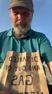 Homeless person needs gas money