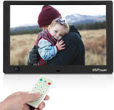 Mvpower Cornici Digitale Cornice Foto Digitale10 Pollici Hd Ips 1080p Photo Musica Video Supporto Usb E Scheda Sd Con Telecomando Sensore Di Movimento Amazon It Elettronica