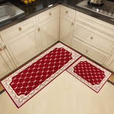 Red kitchen rugs & mats : Home Decor 18x28 18x48 Red 2in1 Hiiarug Kitchen Mat Set Decorative Non Slip Red Kitchen Rugs Set Bathroom Mats Set Floor Mats Set Shower Rugs For Living Room Home Kitchen