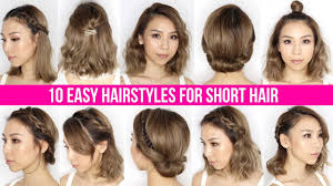 Read on to find out how can style your short hair. 10 Easy Ways To Style Short Hair Long Bob Tina Yong Youtube