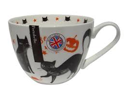 The porcelain mug is great not just for halloween, but for pranks and ice breakers. Halloween Mugs Scary Halloween Vintage Tea Cups Black Coffee Cup Black Cat Hat Moon Costume Witch Coffee Mug Funny Gift Fan Shop Sports Outdoors Fcteutonia05 De