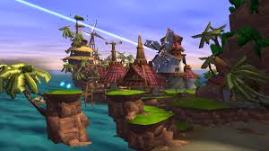 Concept art, wallpaper, official screenshots, and other promotional art for jak and daxter: File Information Description A Screenshot Of Sandover Village From The Precursor Legacy Source Pcsx2 Author Artist Na Jak Daxter Nostalgic Pictures Village
