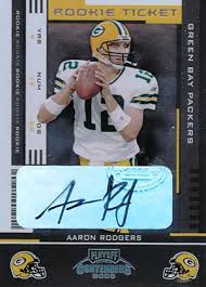 He played football in college for the university of california at berkeley, where he was a star player for two years before being drafted by the packers in 2005. Top Aaron Rodgers Rookie Cards List Ranked Guide Best Most Valuable