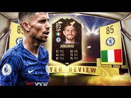Fifa 16 fifa 17 fifa 18 fifa 19 fifa 20 fifa 21. Inform Jorginho 85 Player Review Fifa 20 Player Review Italian Pass Maestro Youtube